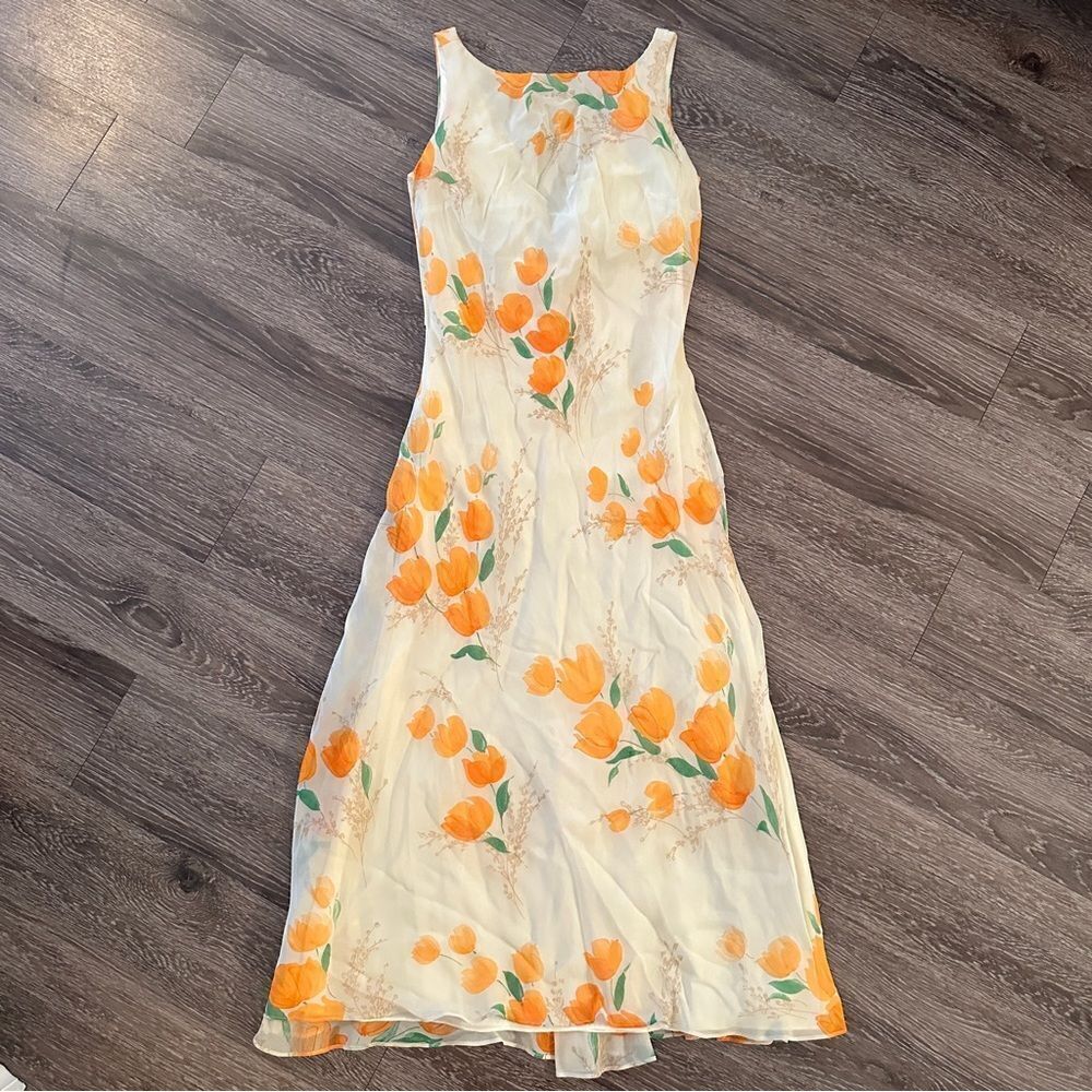 Cache Vintage Floral Maxi Dress